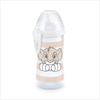 Imagen 2 de 4 de Vaso Nuk Antiderrame Kiddy Cup Disney Rey Leon 300mL