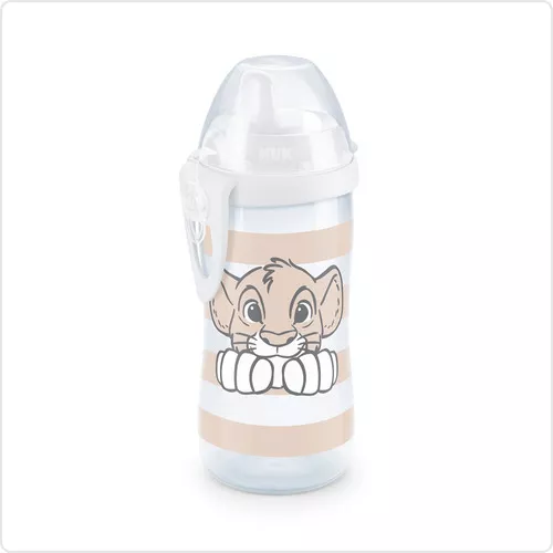 Imagen 2 de 4 de Vaso Nuk Antiderrame Kiddy Cup Disney Rey Leon 300mL