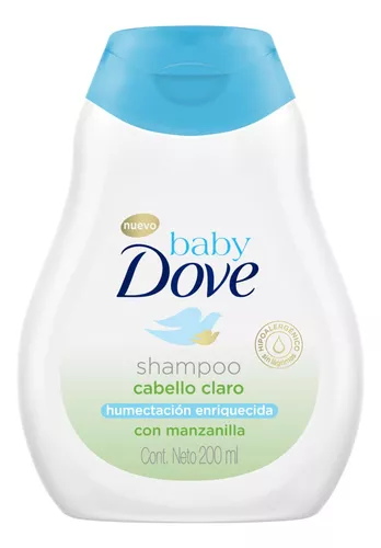 Shampoo Baby Dove Humectación Enriquecida Cabellos Claros x 200mL