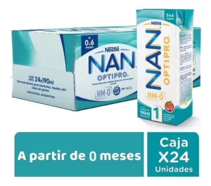 Miniatura 4 de 4 de Leche de fórmula líquida NAN Optipro 1 (24 bricks x 190mL)
