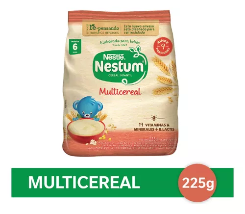 Imagen 2 de 2 de Cereal Infantil Nestlé® Nestum Multicereal x 225 gr