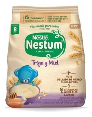 Imagen 1 de Nestum cereal infantil trigo y miel sin azúcar agregada 225g