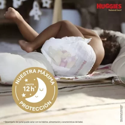 Imagen 5 de 7 de Combo Pañales Huggies Natural Care XXXG x 48u + Toallitas húmedas La Sirenita x 48u