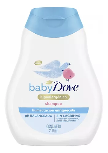 Imagen 2 de 3 de Shampoo Baby Dove Humectación Enriquecida x 200mL