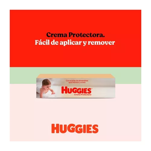 Imagen 3 de 6 de Crema protectora Huggies con aceite de almendras 80g