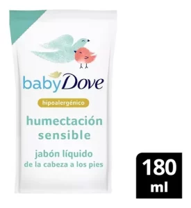 Miniatura 2 de 5 de Repuesto Jabón Líquido Baby Dove Humectación Sensible 180 mL