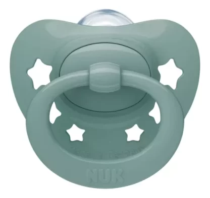 Imagen 6 de 10 de Set Mamaderas Nuk First Choice 150mL + 300mL + 2 Chupetes Signature 0 a 6 meses