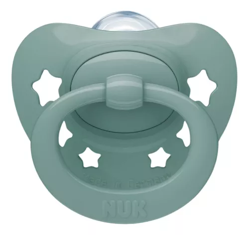 Imagen 6 de 10 de Set Mamaderas Nuk First Choice 150mL + 300mL + 2 Chupetes Signature 0 a 6 meses