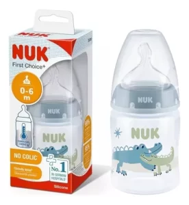 Miniatura 4 de 10 de Set Mamaderas Nuk First Choice 150mL + 300mL + 2 Chupetes Signature 0 a 6 meses