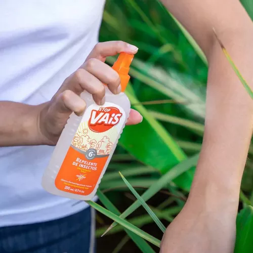 Imagen 3 de 5 de Repelente De Insectos y Mosquitos Vais Clásico Spray 200ml Hasta 6 Horas