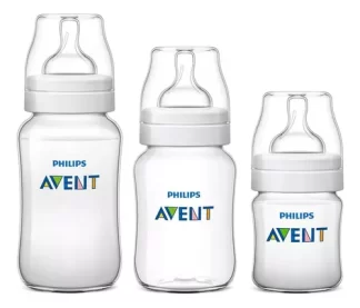 Imagen 1 de Avent Set 3 Mamaderas Anticolic Refresh 125ml 260ml 330ml