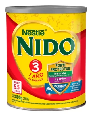 Imagen 1 de Leche En Polvo Nido 3 Nestlé® Lata X 800 Gr