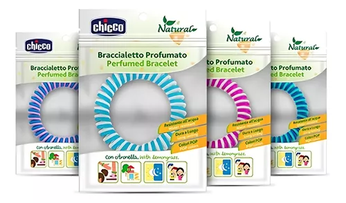 Imagen 1 de 10 de Pulsera Chicco Antimosquitos Con Citronella Para Niños
