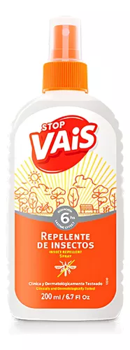 Imagen 1 de Repelente De Insectos Vais Clasico Spray 200ml Hasta 6 Horas