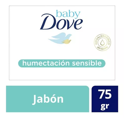 Imagen 3 de 3 de Jabón en barra Baby Dove Humectación Sensible 75 g