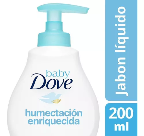 Imagen 1 de 3 de Jabón líquido Baby Dove Hidratación Enriquecida 200 mL