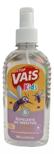 Imagen 1 de Repelente De Mosquitos Insectos Spray Stop Vais Kids X 200g