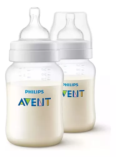 Imagen 1 de 8 de Combo x2 Mamaderas Anticolic Refresh Philips Avent 260mL +1m