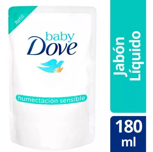 Imagen 5 de 5 de Repuesto Jabón Líquido Baby Dove Humectación Sensible 180 mL