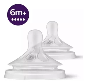 Miniatura 2 de 4 de Tetina Avent Natural Response Flujo Ultra Rapido 6m+ x2 unidades
