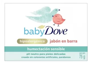 Imagen 1 de Jabón en barra Baby Dove Humectación Sensible 75 g