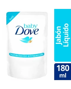 Miniatura 2 de 4 de Dove Baby Jabon Liquido Humectacion Enriquecida 180ml
