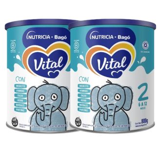 vital 2 lata 800g combo x2