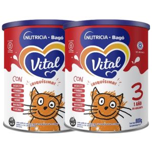 Miniatura 1 de 4 de Combo x2 Leche En Polvo Vital 3 lata 800gr