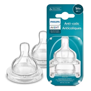 Miniatura 3 de 5 de Set x2 Tetinas Avent Anticólicos SCY762/02 Flujo Lento +1m