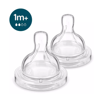 2 Tetinas Anticolic Refresh Philips Avent fluido lento (1m+)