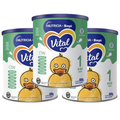 Imagen 1 de 4 de Combo x3 Leche En Polvo Vital 1 lata 800gr
