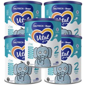 Miniatura 1 de 4 de Combo x5 Leche En Polvo Vital 2 lata 800gr