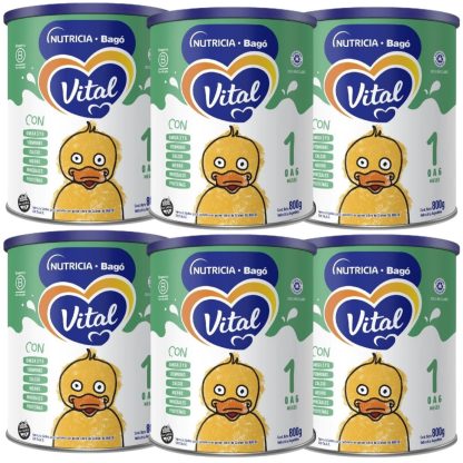 Imagen 1 de 4 de Combo x6 Leche En Polvo Vital 1 lata 800gr