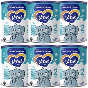 Miniatura 1 de 5 de Combo x6 Leche En Polvo Vital 2 lata 800gr