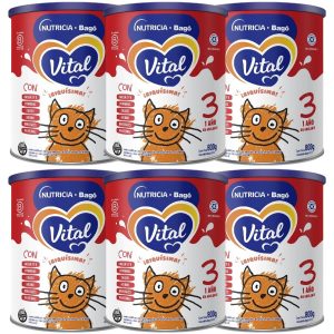 Miniatura 1 de 4 de Combo x6 Leche En Polvo Vital 3 lata 800gr