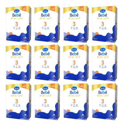 Imagen 1 de 5 de Combo x12 Leche En Polvo Sancor Bebe Advanced 3 estuches x 800gr