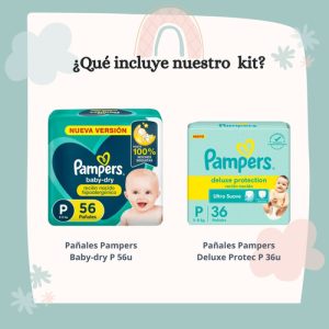 Miniatura 2 de 4 de Combo x2 Pampers Deluxe Protection P x 36u + Babydry P x 56u