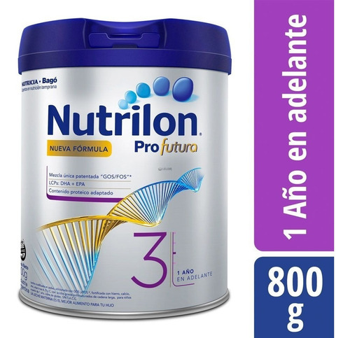 Imagen 5 de 6 de Combo x3 Leche En Polvo Nutrilon Profutura 3 Lata 800g