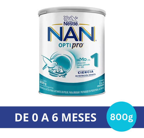 Imagen 3 de 5 de Combo x4 Leche En Polvo Nan Opti Pro 1 Lata x 800gr