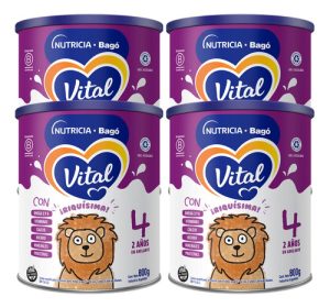 Miniatura 1 de 7 de Combo x4 Leche En Polvo Vital 4 lata 800gr