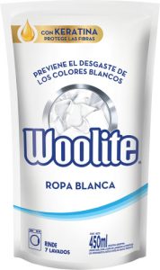 Miniatura 1 de 3 de Jabón Líquido Woolite Extra Blanco Antibacterial D/p 450 Ml