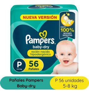 Miniatura 4 de 4 de Combo x2 Pampers Deluxe Protection P x 36u + Babydry P x 56u