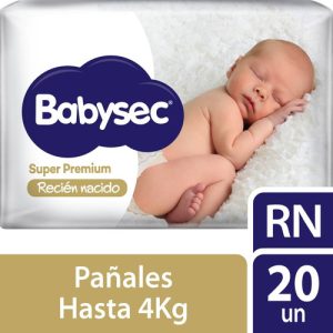 Miniatura 2 de 2 de Pañales Babysec Super Premium RN x 20 unidades