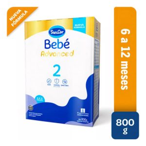 Miniatura 2 de 4 de Combo x2 Leche En Polvo Sancor Bebe Advanced 2 estuches x 800gr