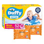 Imagen 1 de 1 de Combo Pañales Duffy Cotton Mega Ahorro + 2 Toallitas húmedas