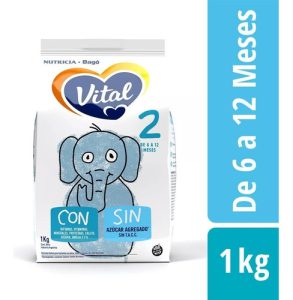 Miniatura 2 de 5 de Combo x4 Leche en Polvo Vital 2 pouch 1kg