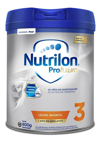 Imagen 3 de 3 de Combo x4 Leche en Polvo Nutrilon Profutura 3 Lata 800g