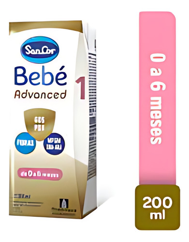 Imagen 3 de 3 de Combo x24 Leche Sancor Bebe Advanced 1 x 200ml