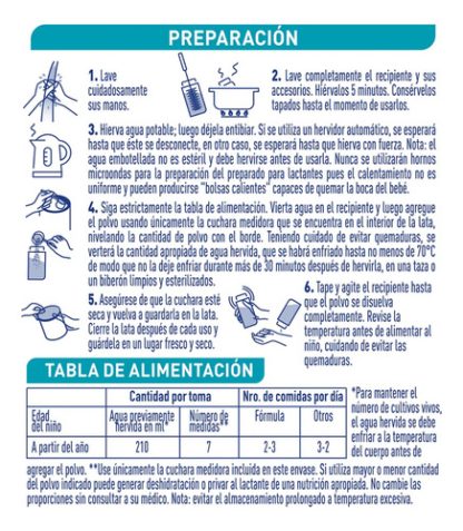 Imagen 4 de 4 de Combo x6 Leche En Polvo Nan Opti Pro 3 Lata x 800gr
