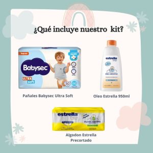 Miniatura 2 de 5 de Combo Pañales Babysec Ultrasoft XXG x 50u + Algodón + Óleo Calcáreo